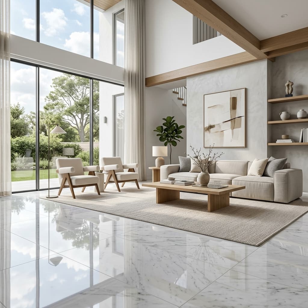 מדריך מקצועי לניקוי ותחזוקת רצפת שיש