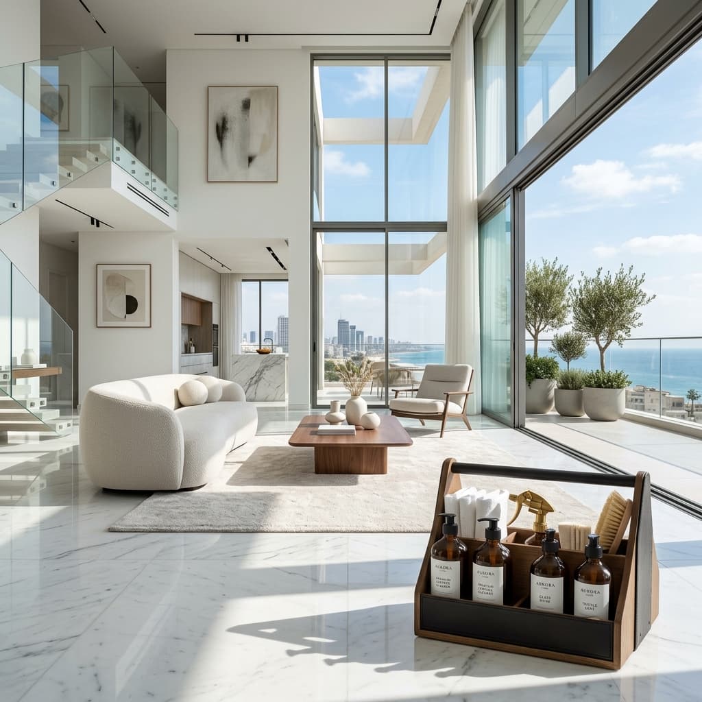 איך להבריק ולתחזק שיש יוקרתי בצורה מקצועית